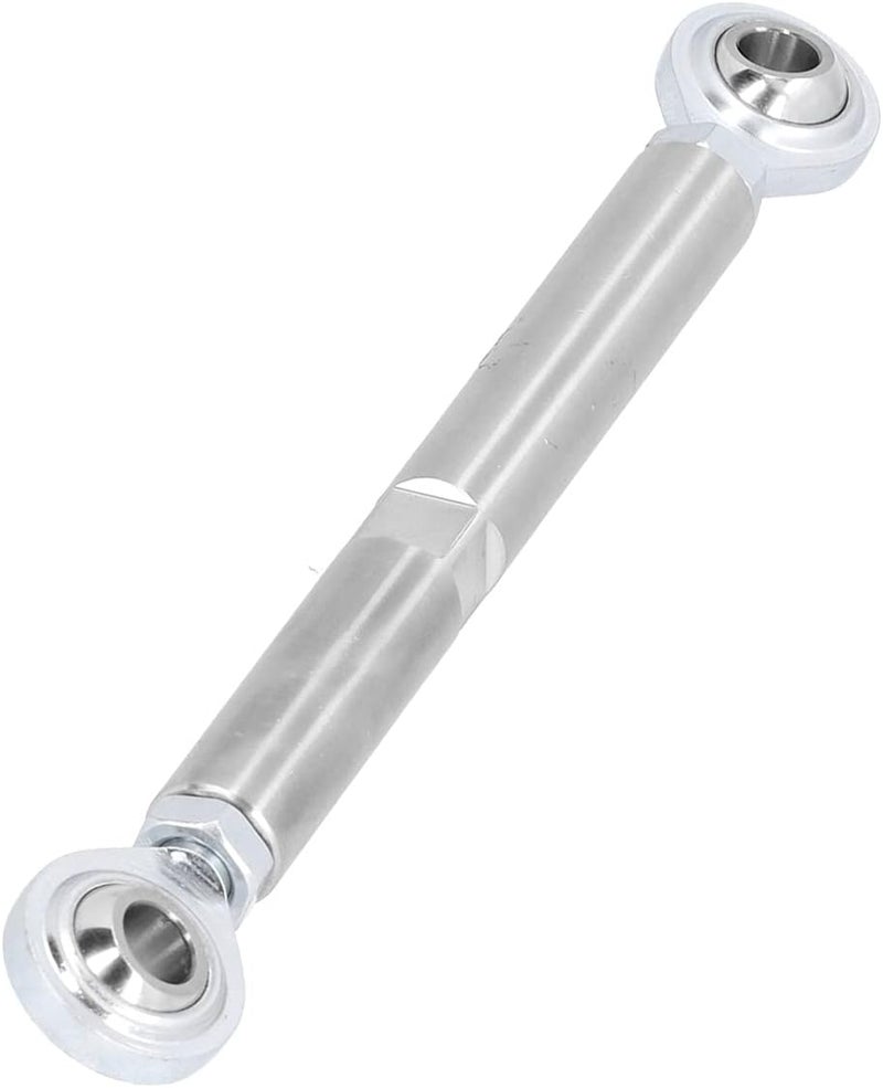 Klanata 7 Adjustable Tensioner Rod, Short Water Pump Alternator Bracket Joint, Stainless Steel Alternator Mount, Compatible with SBC BBC 350 454 Engines - Image 1